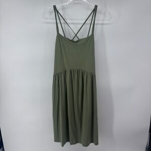 Old Navy Olive Green XL Tall Dress Sleeveless Casual Summer Sundress